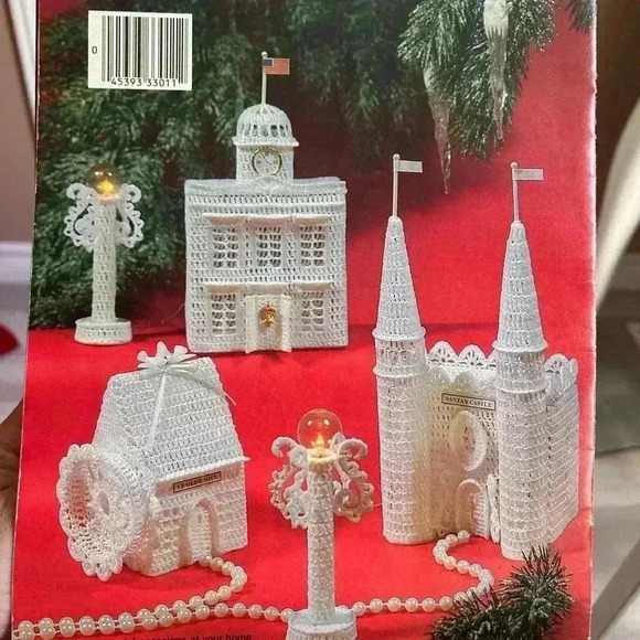 5/$25 Victorian crochet pattern tutorial book Christmas ornaments VTG - Picture 7 of 7